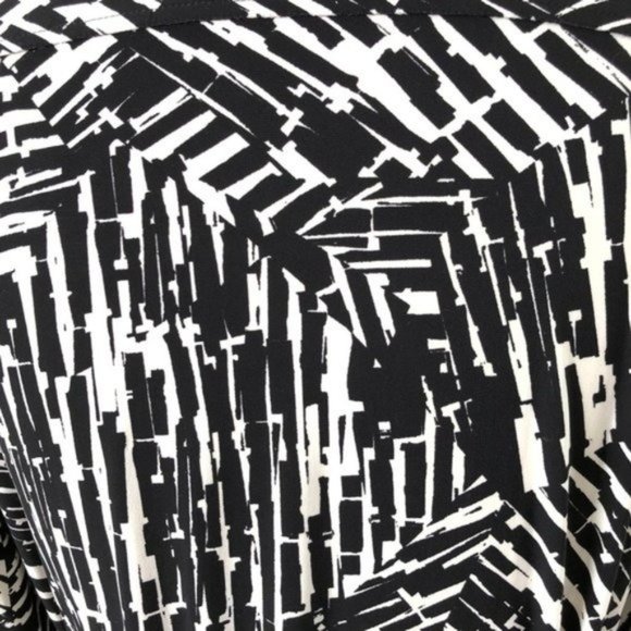 Ralph Lauren Black White Berryann Wrap Dress, 14 - Picture 5 of 7